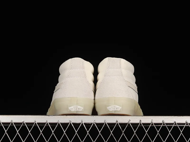 All categories Vans Vans series Vans Mid Vans China Vans Sk8-Mid official new cool transparent jelly glass glue pure white Chinese sneakers VN0A3WM3ABE
